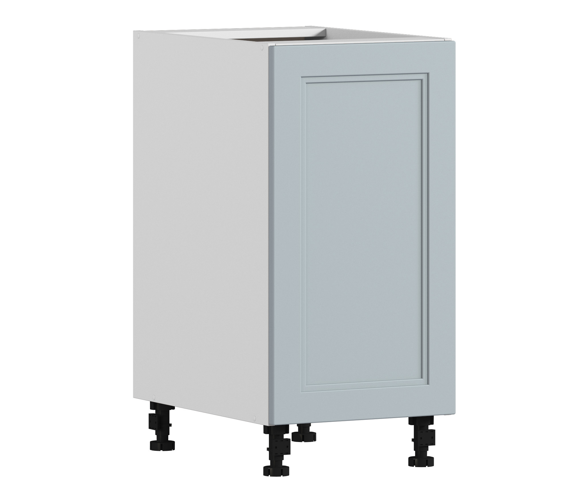 Изображение товара Напольный шкаф Регина Столплит 40x82x58 см МДФ серый белый