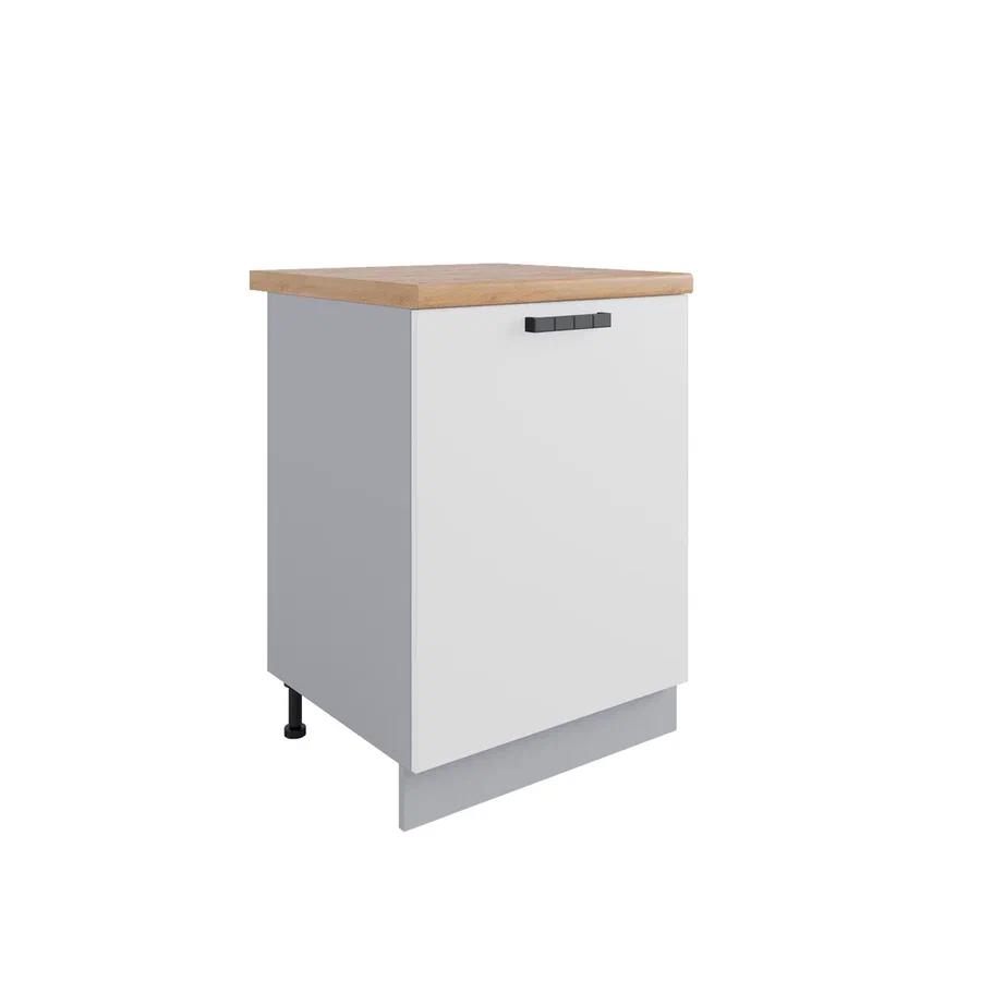 Изображение товара Кухонный шкаф напольный Nova 30000000168 светло-серый белый 60x81.6x60 см