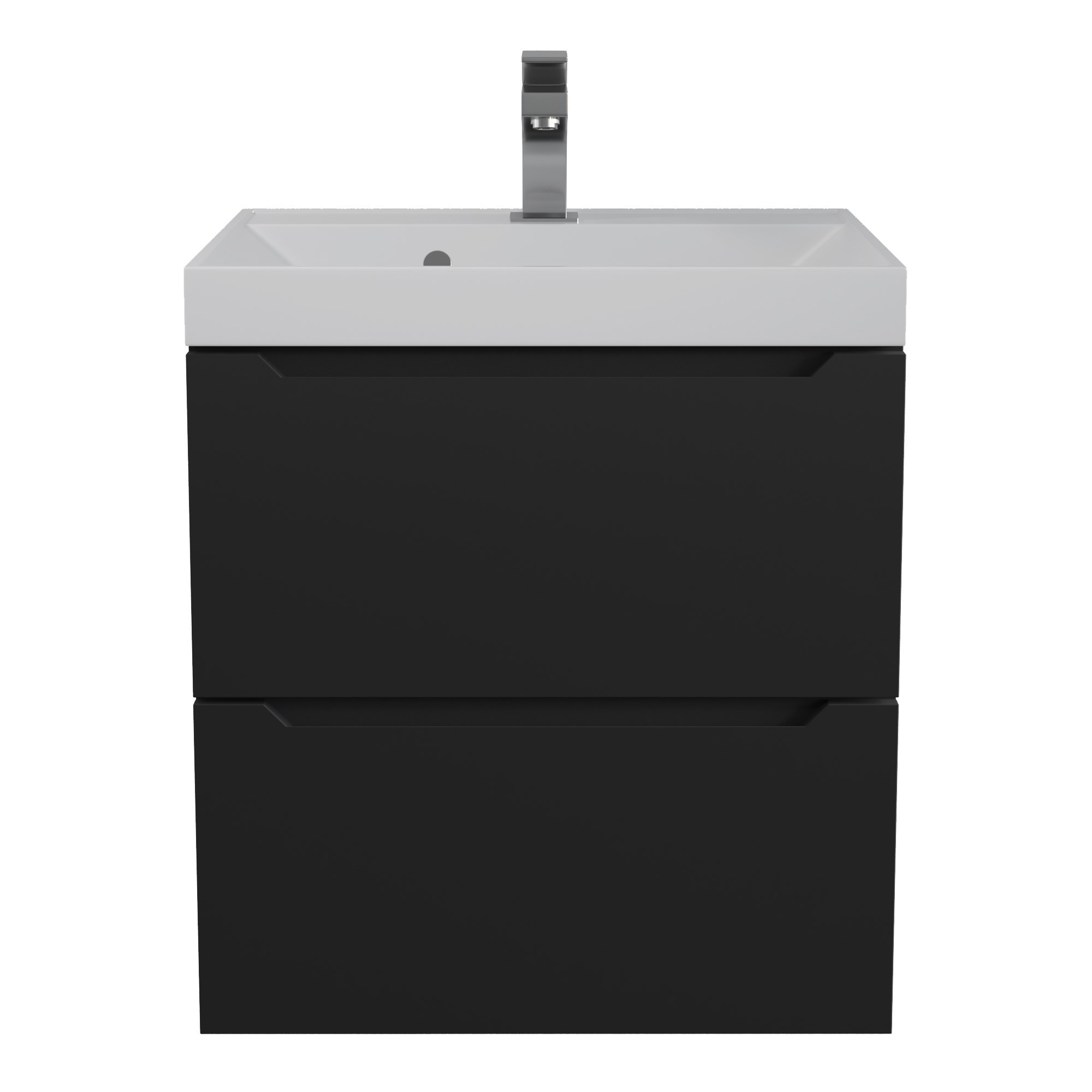 Изображение товара Тумба с раковиной для ванной Uperwood Tanos 50 см черная