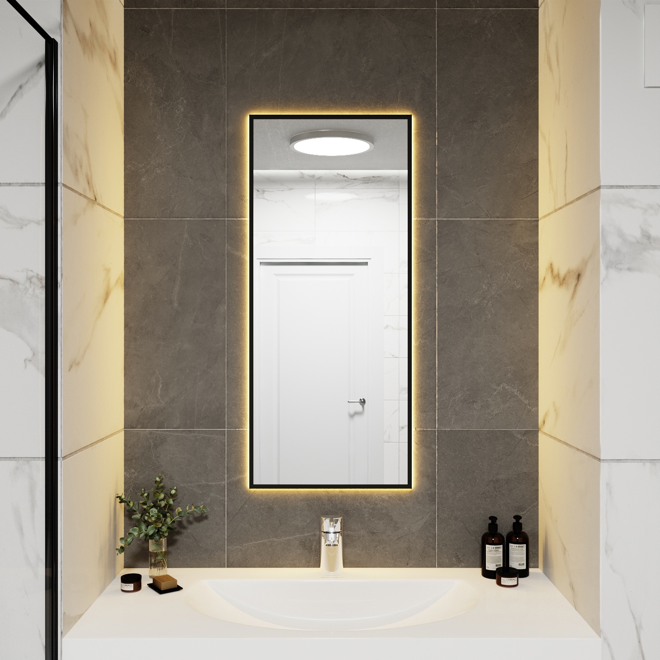Изображение товара Зеркало со встроенной подсветкой One mirror 11040чст 40x110 см