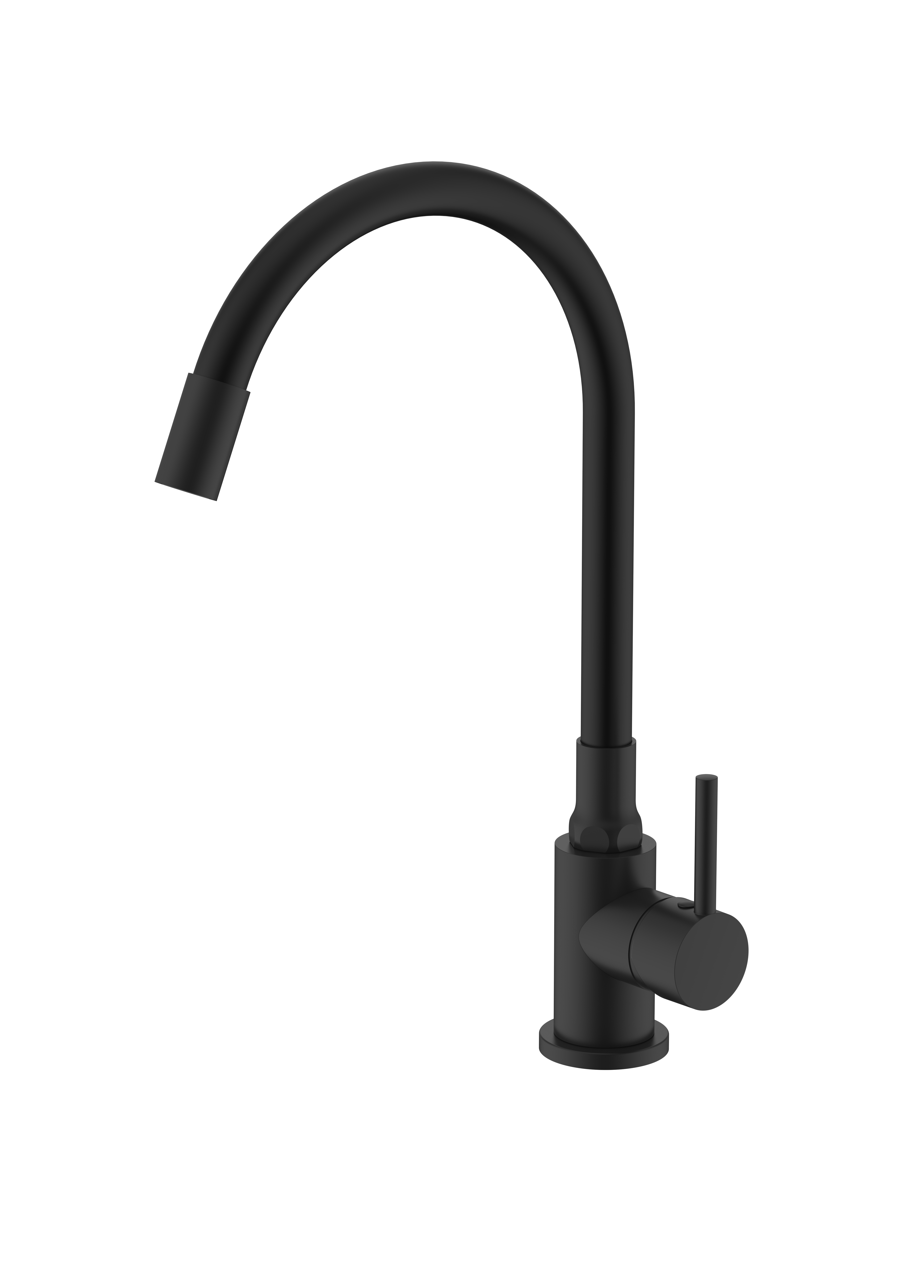 Изображение товара Смеситель для кухни SPLENKA S201.4406.06 черный с гибким изливом