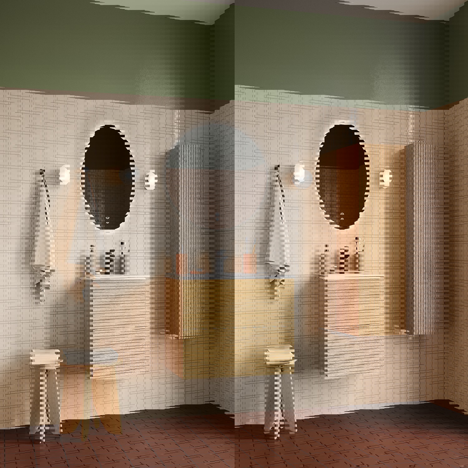 Изображение товара Зеркало для ванной Iddis Bild с подсветкой 60x60 см, антизапотевание, сенсорное управление