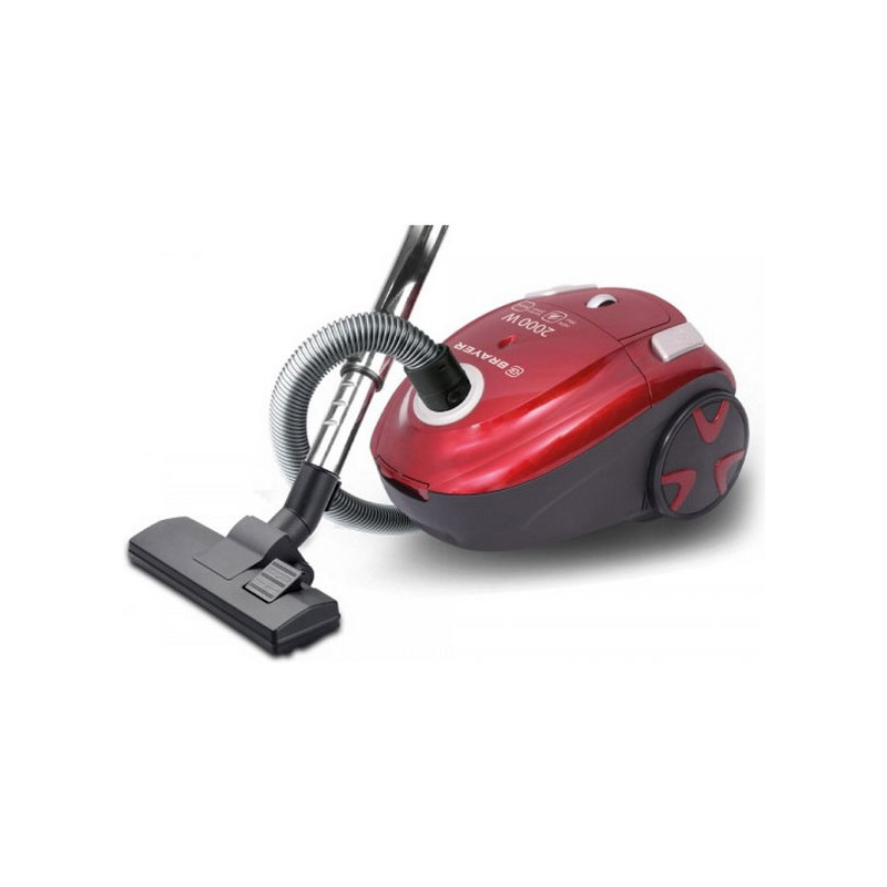 Изображение товара Пылесос с пылесборником Brayer 4221br 2000 Вт 2.5 л Красный