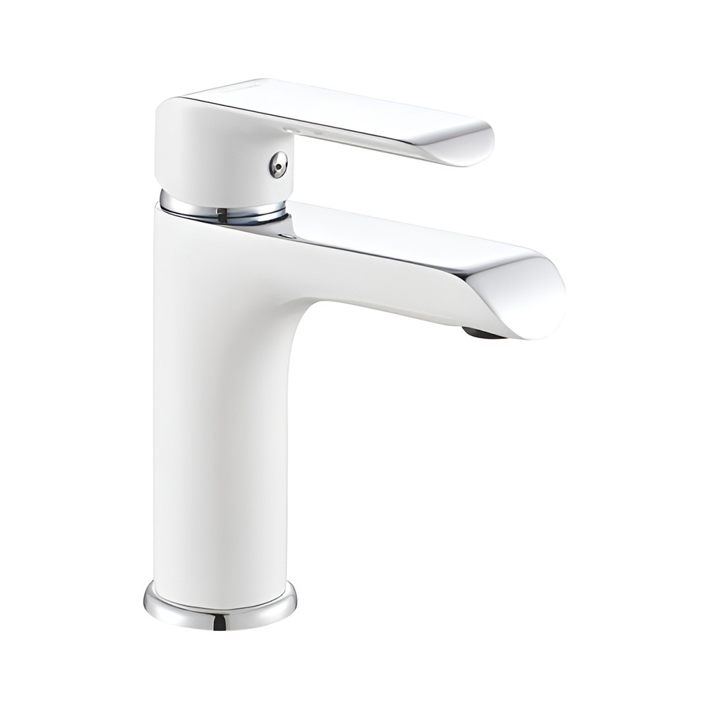 Изображение товара Смеситель для раковины Rose R2101F однорычажный цвет белый