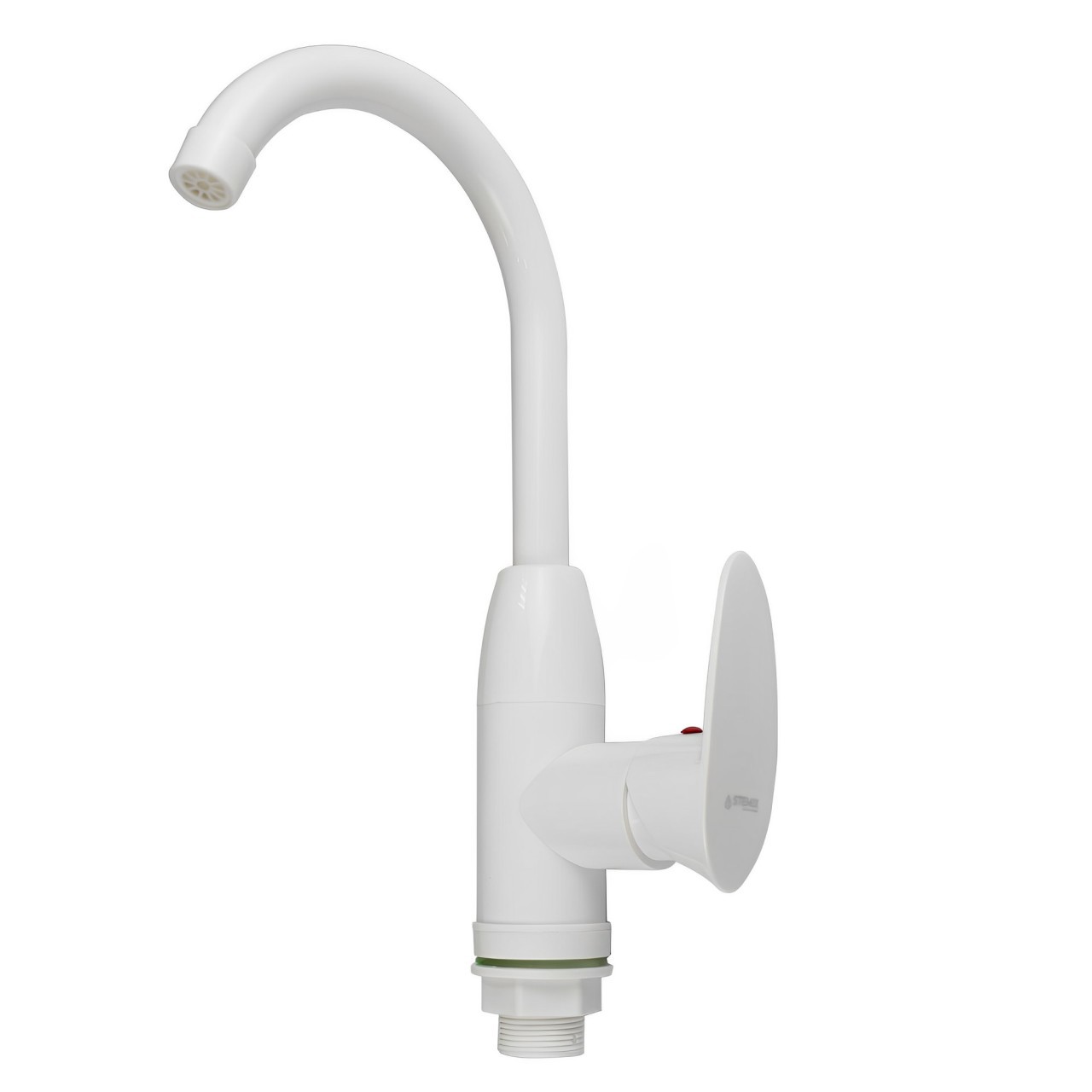 Изображение товара Смеситель для кухни Stemix PL700-011F-1 поворотный излив 23 см цвет белый
