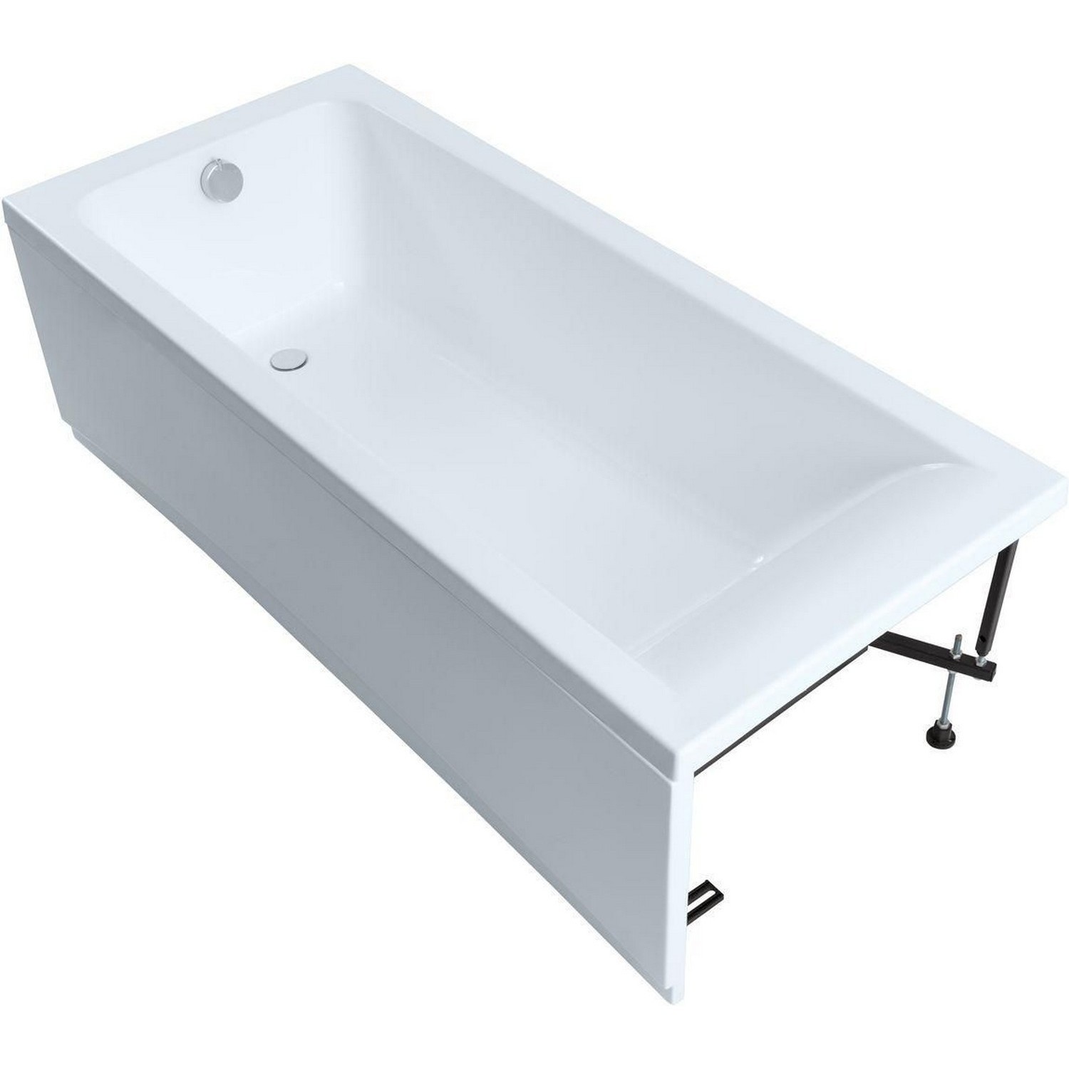 Изображение товара Ванна акриловая Aquanet Bright 180x70 комплект 4 в 1: ванна, каркас, панели