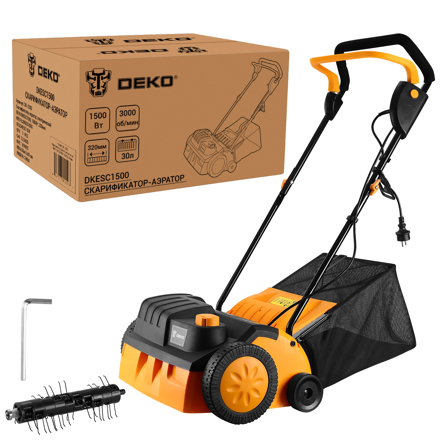 Изображение товара Скарификатор-аэратор электрический DEKO DKESC1500 1500Вт