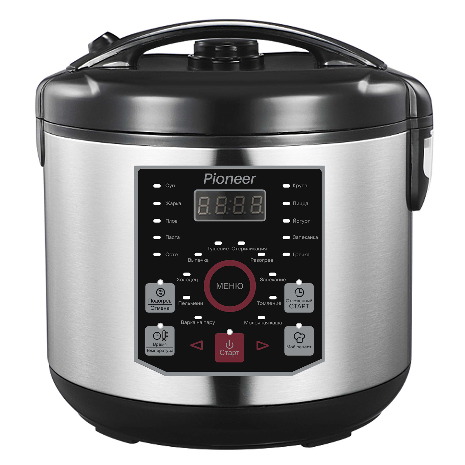 Изображение товара Мультиварка Pioneer MC201 5 л 20 программ серебристый черный