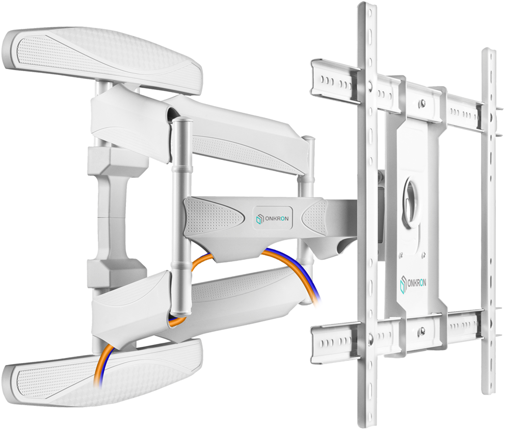 Изображение товара Кронштейн для телевизора ONKRON M6L белый наклонно-поворотный 40-75 дюймов