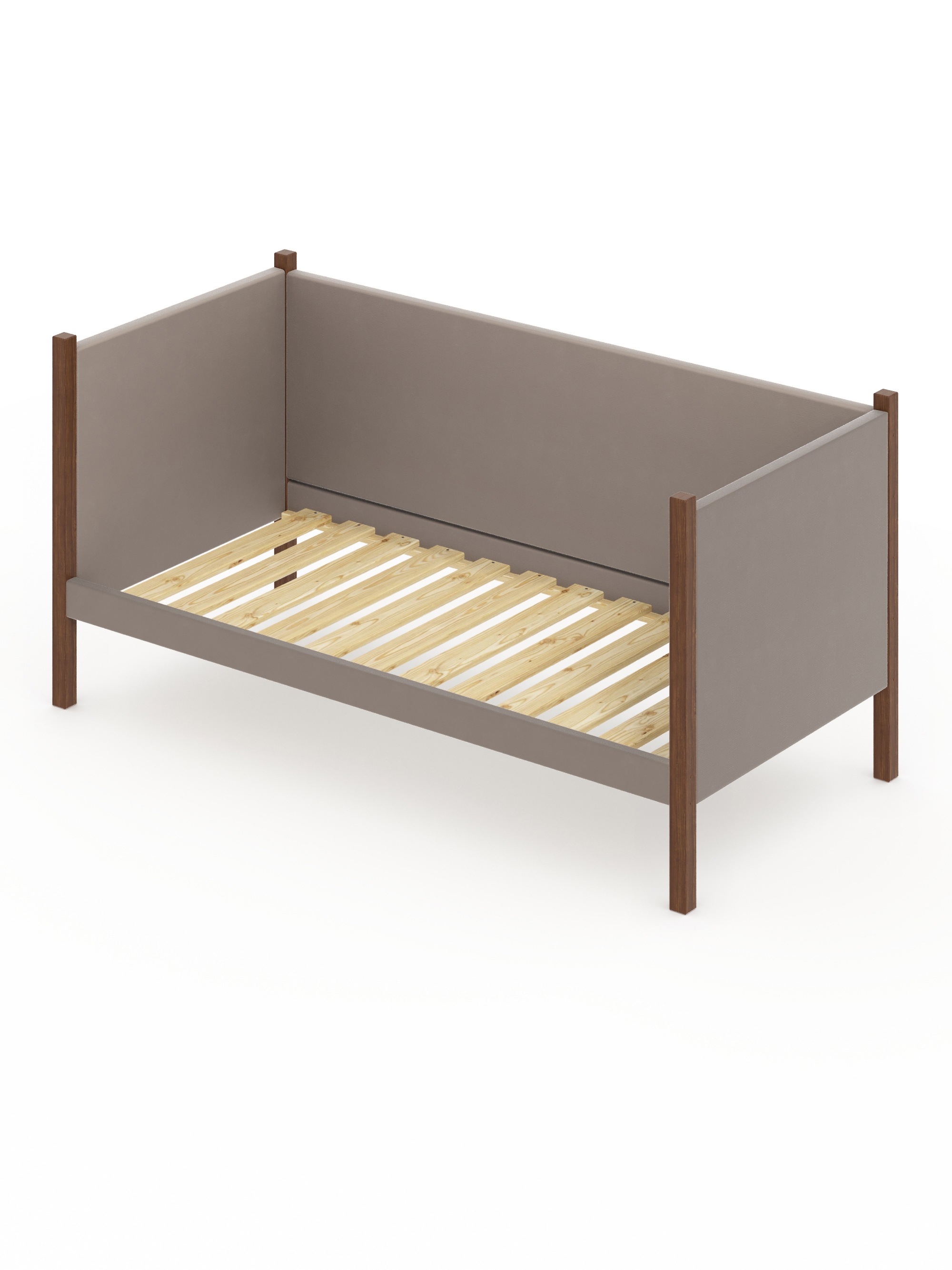 Изображение товара Кровать Solarius Тахта реечное основание 90 x 101 x 170 см дерево цвет мокко мусс;темный дуб