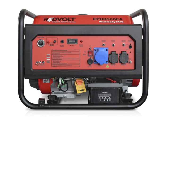 Изображение товара Генератор бензиновый Redvolt EPB8500EA 8.5 кВт