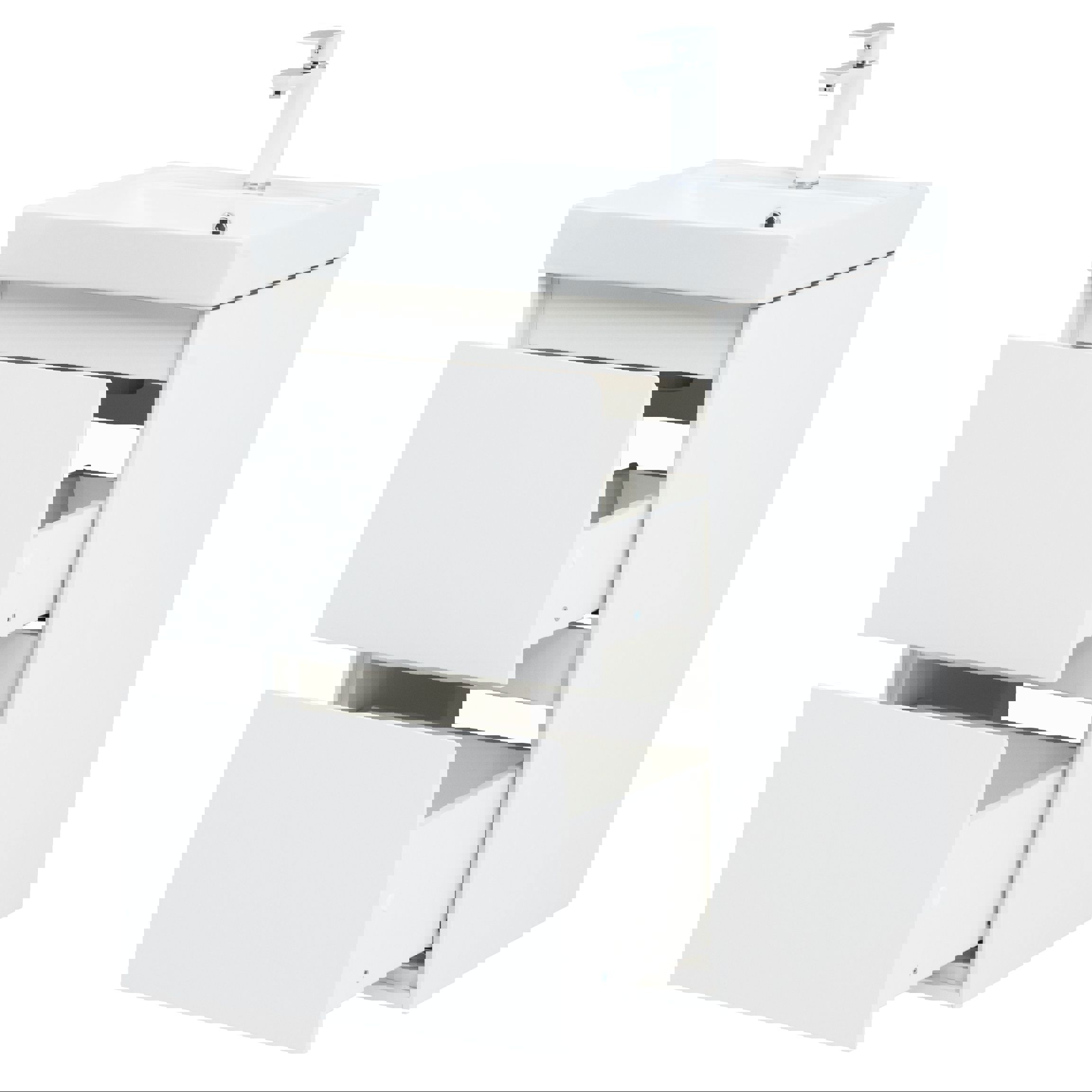 Изображение товара Тумба под раковину Aquanet Милан 49.6 см белая