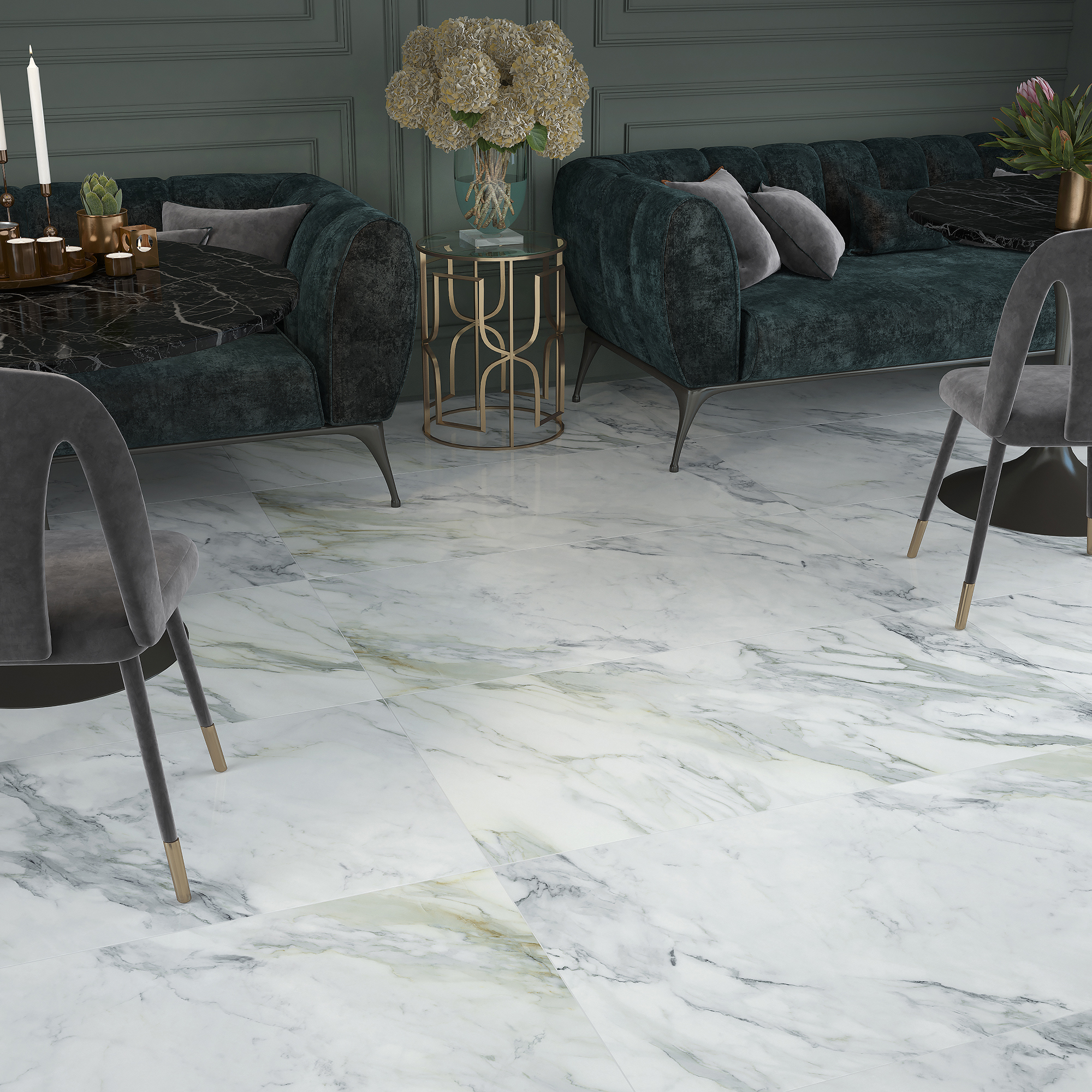 Изображение товара Керамогранит Керамин Винд CDB00026449_VRN 60x120см цвет серый