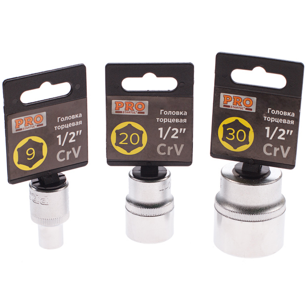 Изображение товара Торцевая головка PRO STARTUL 36 мм 1/2 дюйма шестигранная надежный инструмент