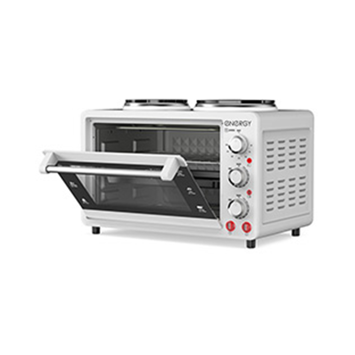 Изображение товара Электропечь ENERGY 260879 1400 Вт 26 л белый для запекания и приготовления блюд