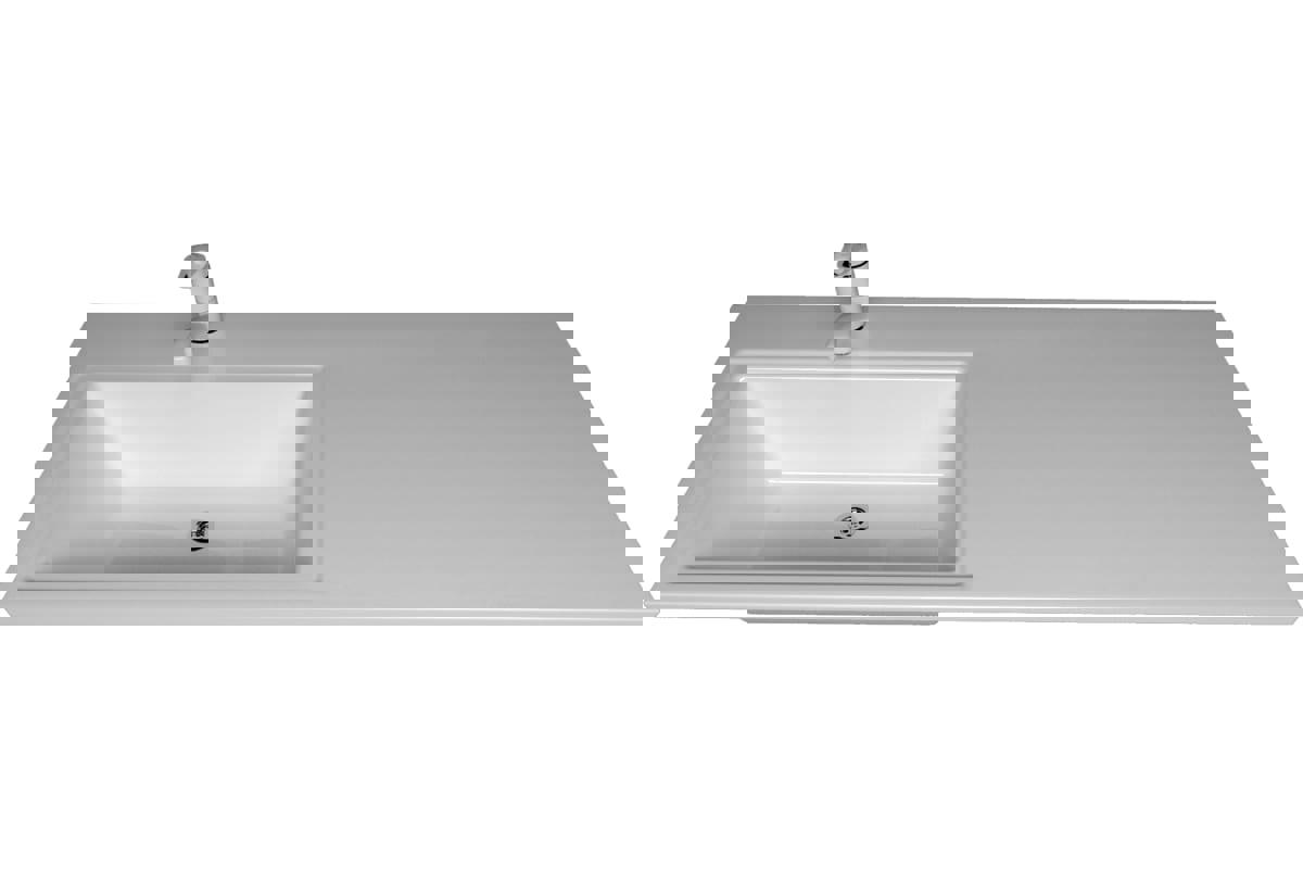 Изображение товара Раковина для ванной над стиральной машиной Uperwood Марсал 120 см левая белая