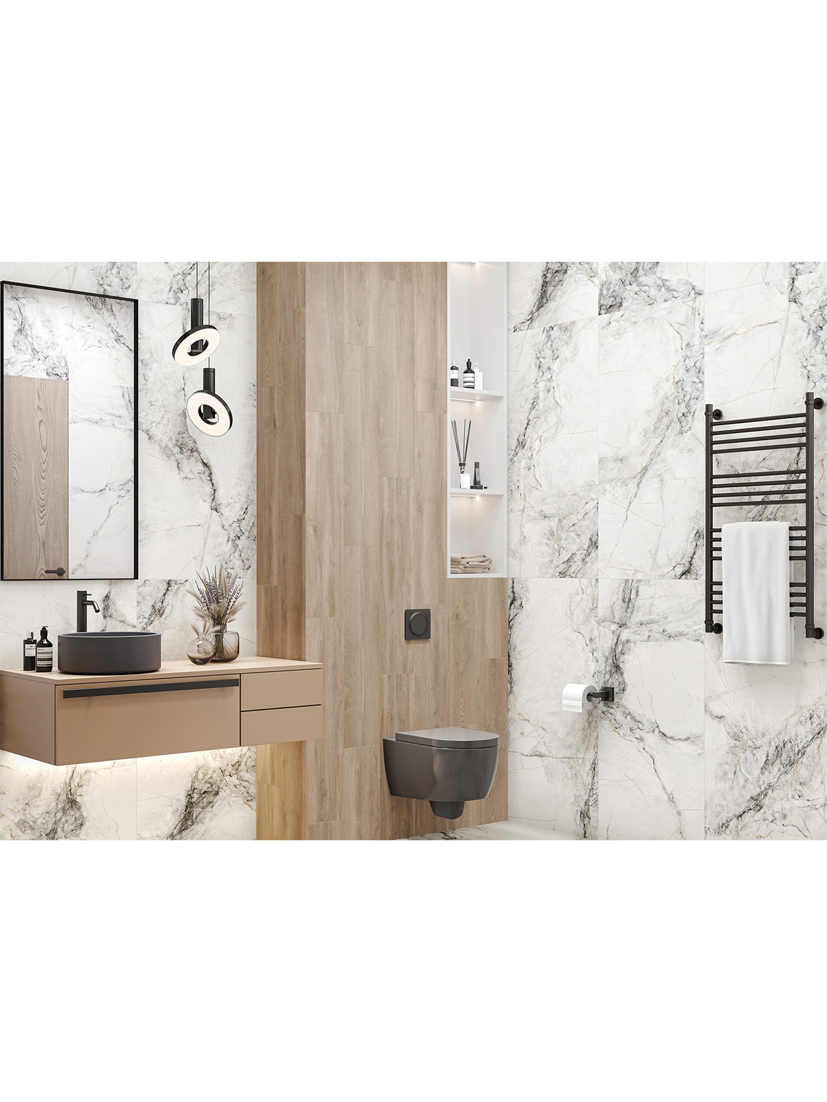 Изображение товара Керамогранит Delacora Tenerife 60120TEE15 60x120см цвет белый