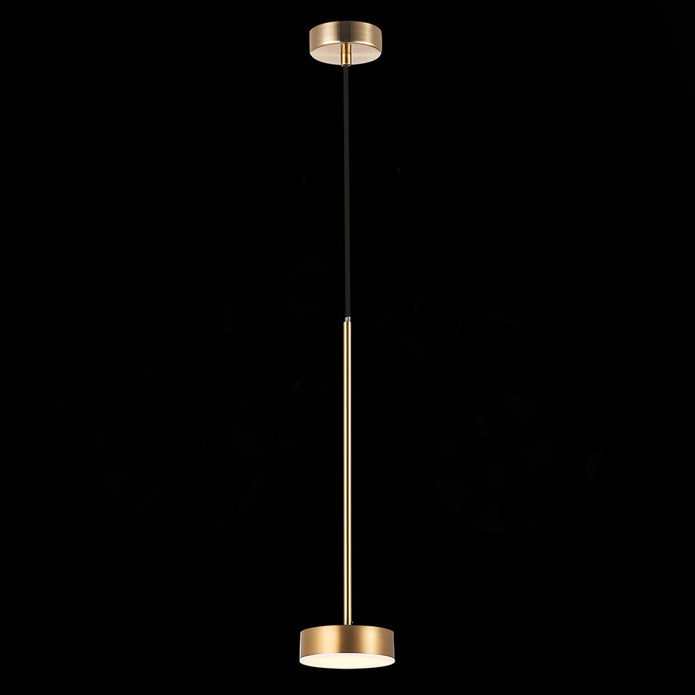 Изображение товара Подвесной светодиодный светильник ST Luce SL6000.303.01 латунь 7W 3000K
