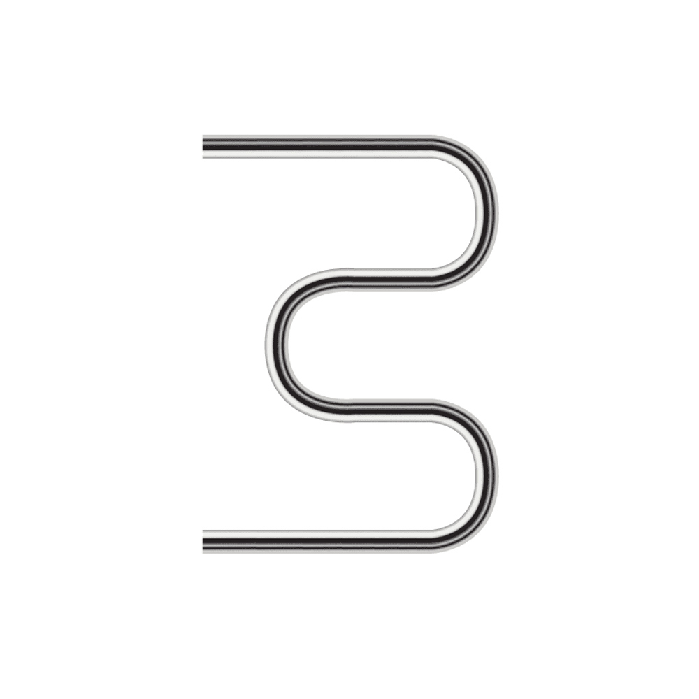 Изображение товара Водяной M-образный полотенцесушитель Primoclima Astra М из нержавеющей стали 50x40 см