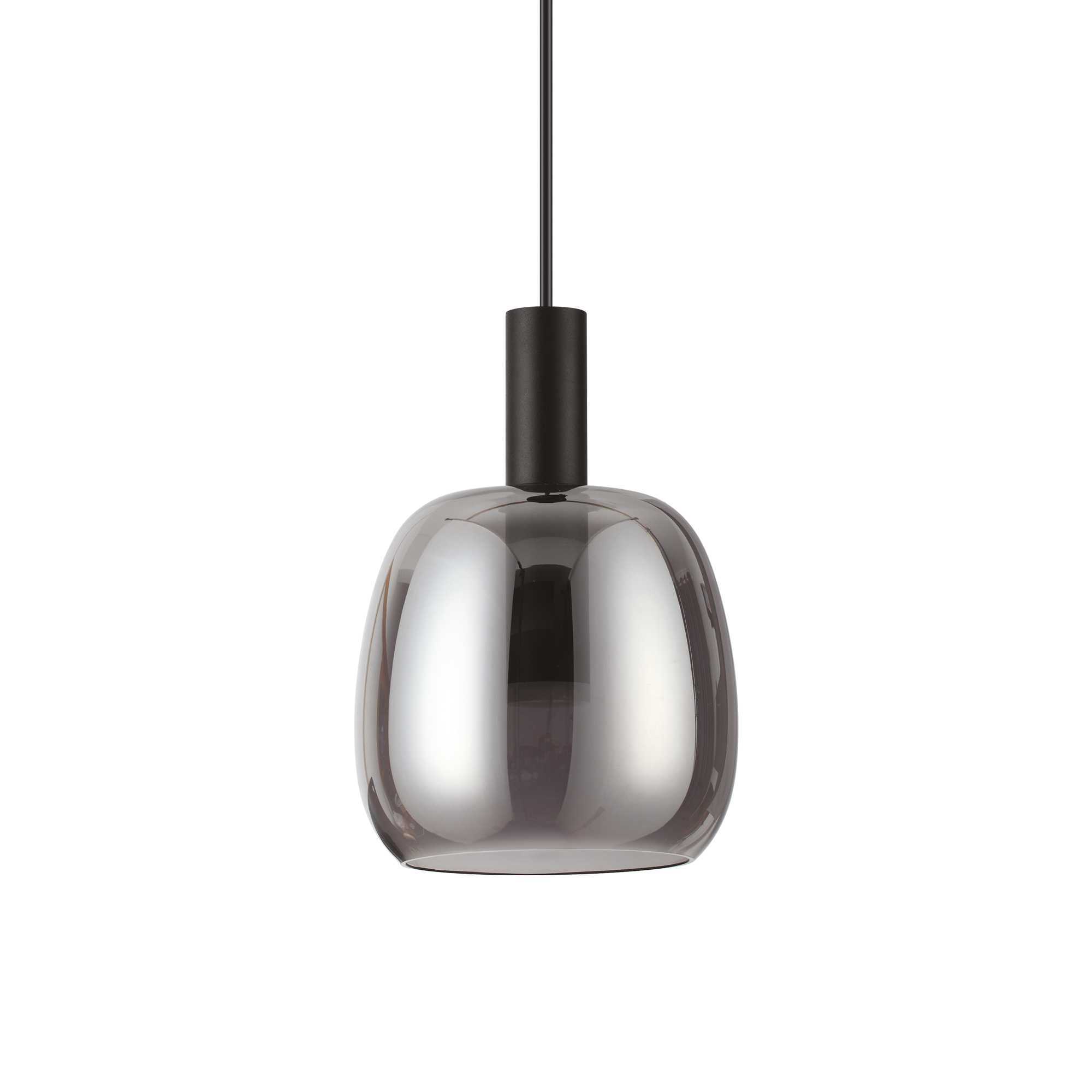 Изображение товара Светильник подвесной светодиодный Ideal lux Coco 275581 3 м² теплый белый (желтый) свет цвет серый/черный