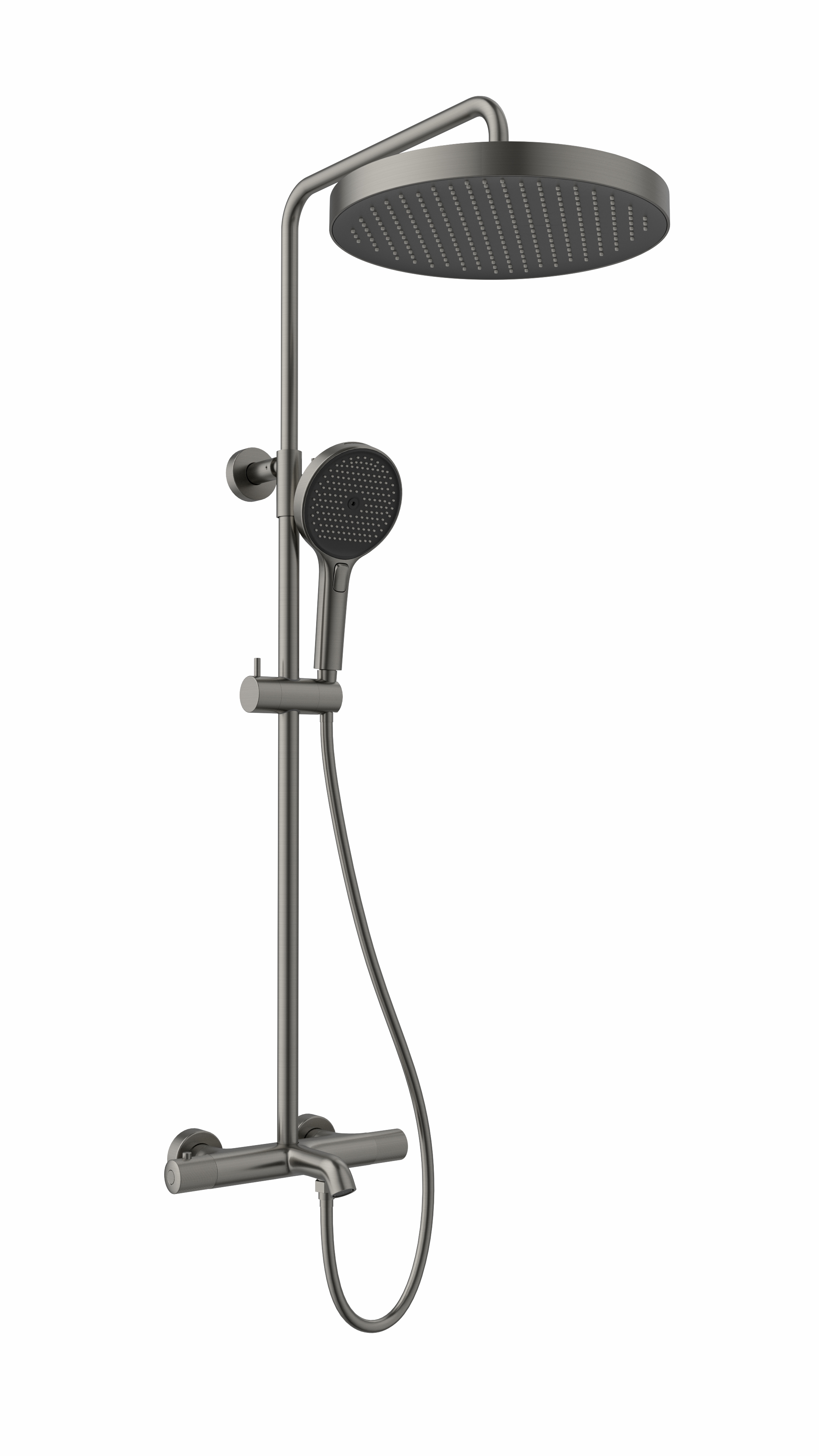 Изображение товара Душевая стойка Altrobagno Bilancia AltroBagnoBilancia030428GrMt 1 режимная цвет оружейная сталь