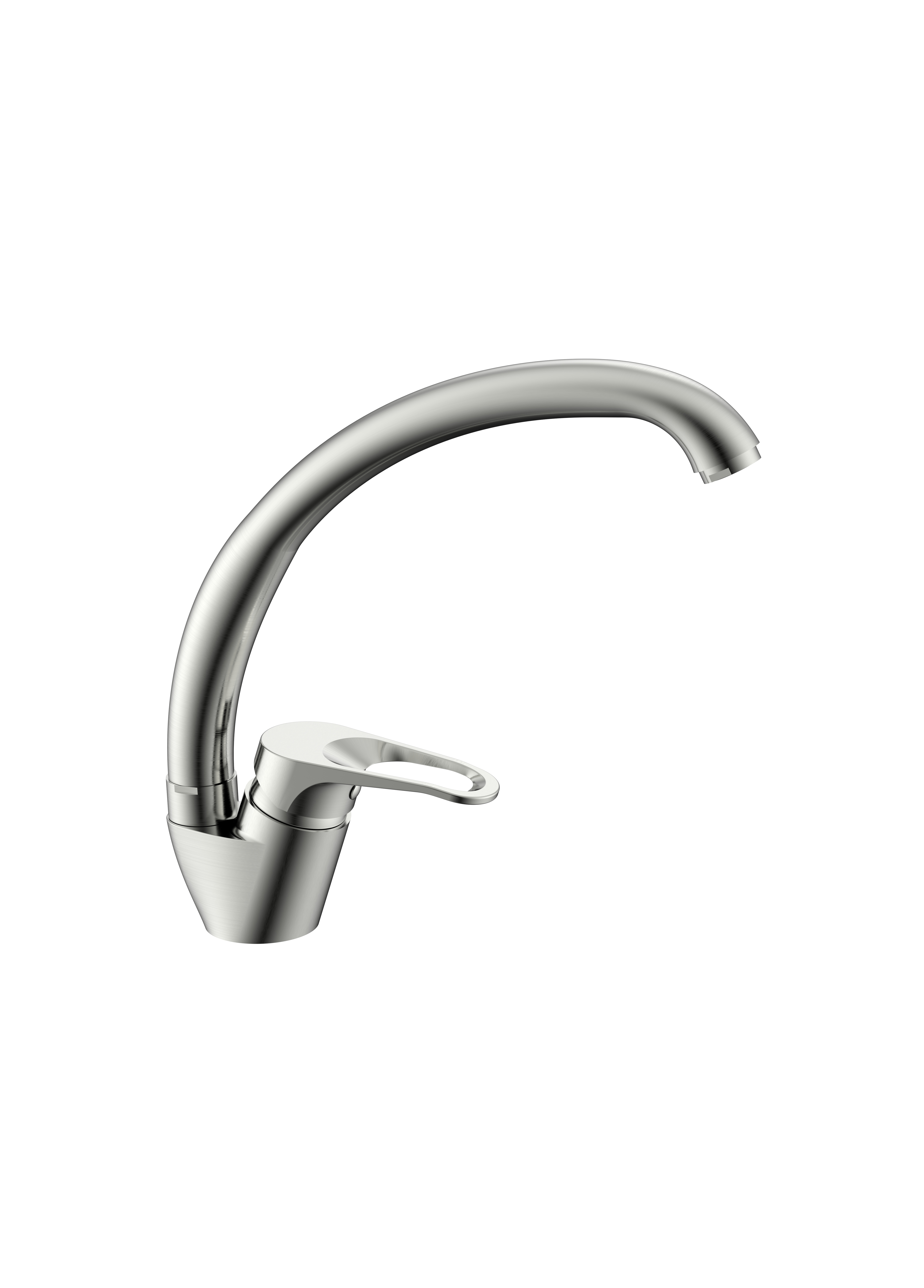 Изображение товара Смеситель для кухни Splenka S202 поворотный излив 21.2 см сатин