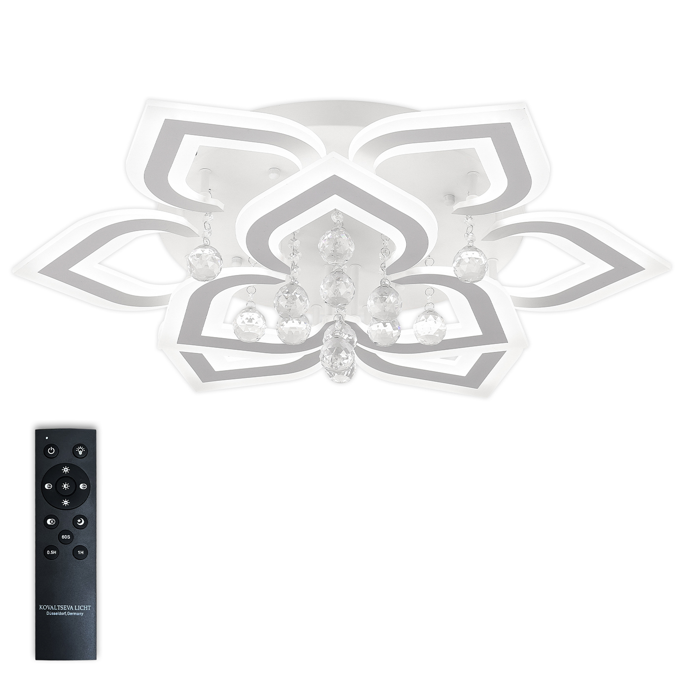 Изображение товара Люстра потолочная Natali Kovaltseva LED LAMPS 81158 220В 240Вт 30м2 белый