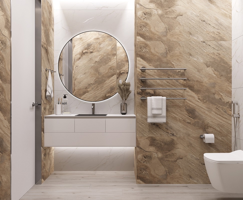 Изображение товара Керамогранит Laparet Miranda Brown 60x120 см коричневый матовый для пола и стен