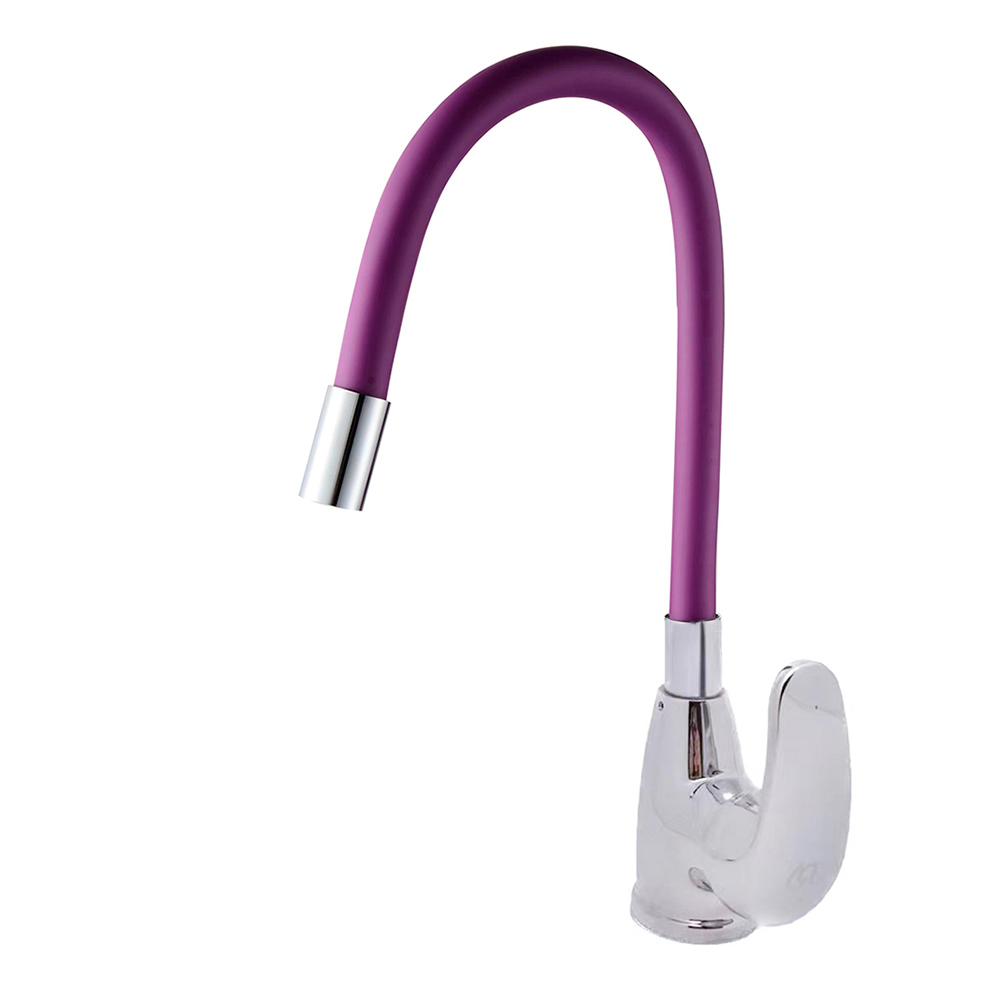 Изображение товара Смеситель для кухни Roegen RG014L гибкий излив 24 см лиловый