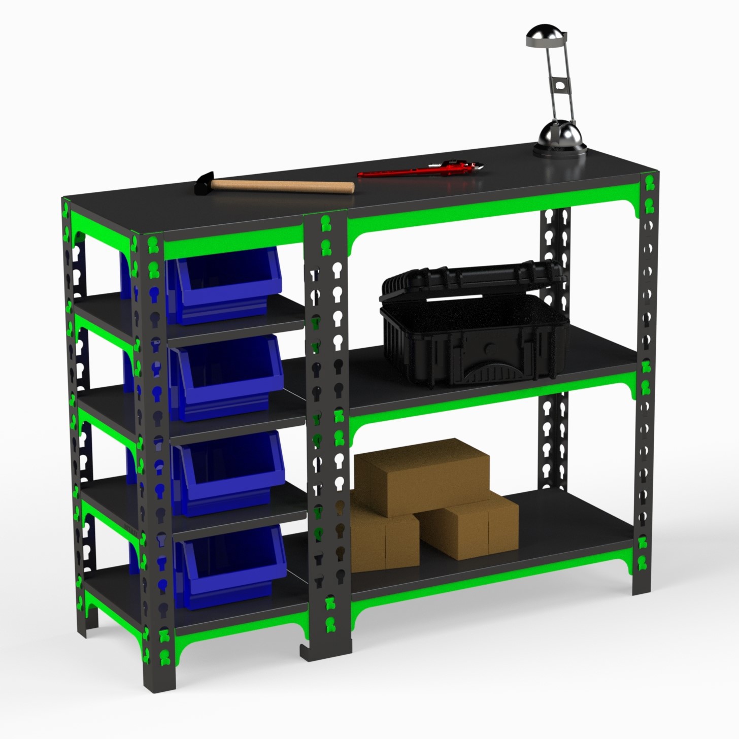 Изображение товара Стол-верстак стационарный Metalex SVBP951660 для мастерских и гаражей