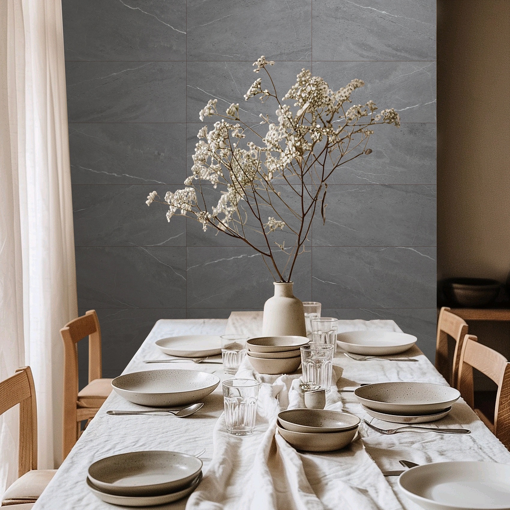 Изображение товара Керамическая плитка Керамин Ливерпуль серый 60x30 см