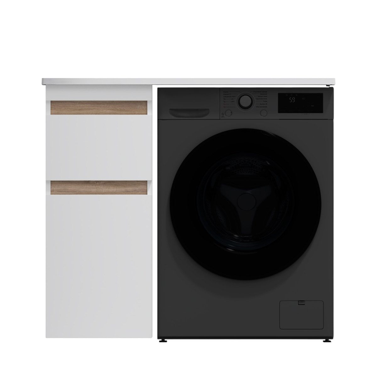 Изображение товара Тумба AM.PM Brava M88FSX0402WG 36.5x88.5x46 см белый глянец