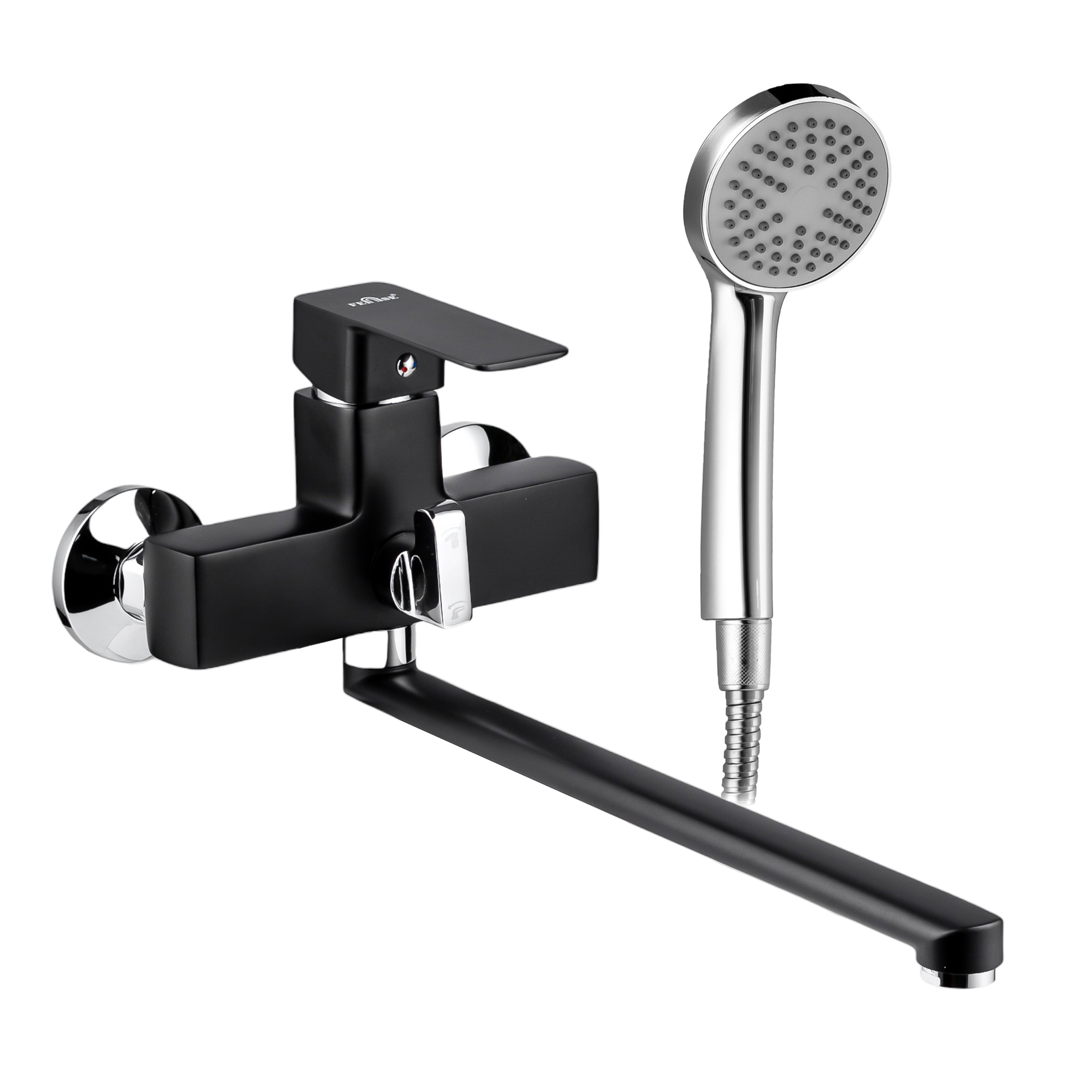 Изображение товара Смеситель для ванны Feinise S25118-8-35F излив 35 см цвет хром, черный