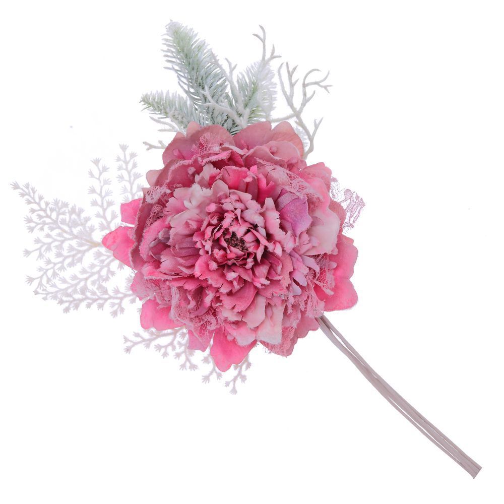 Изображение товара Новогоднее украшение 749466 27x47x31 см цвет розовый