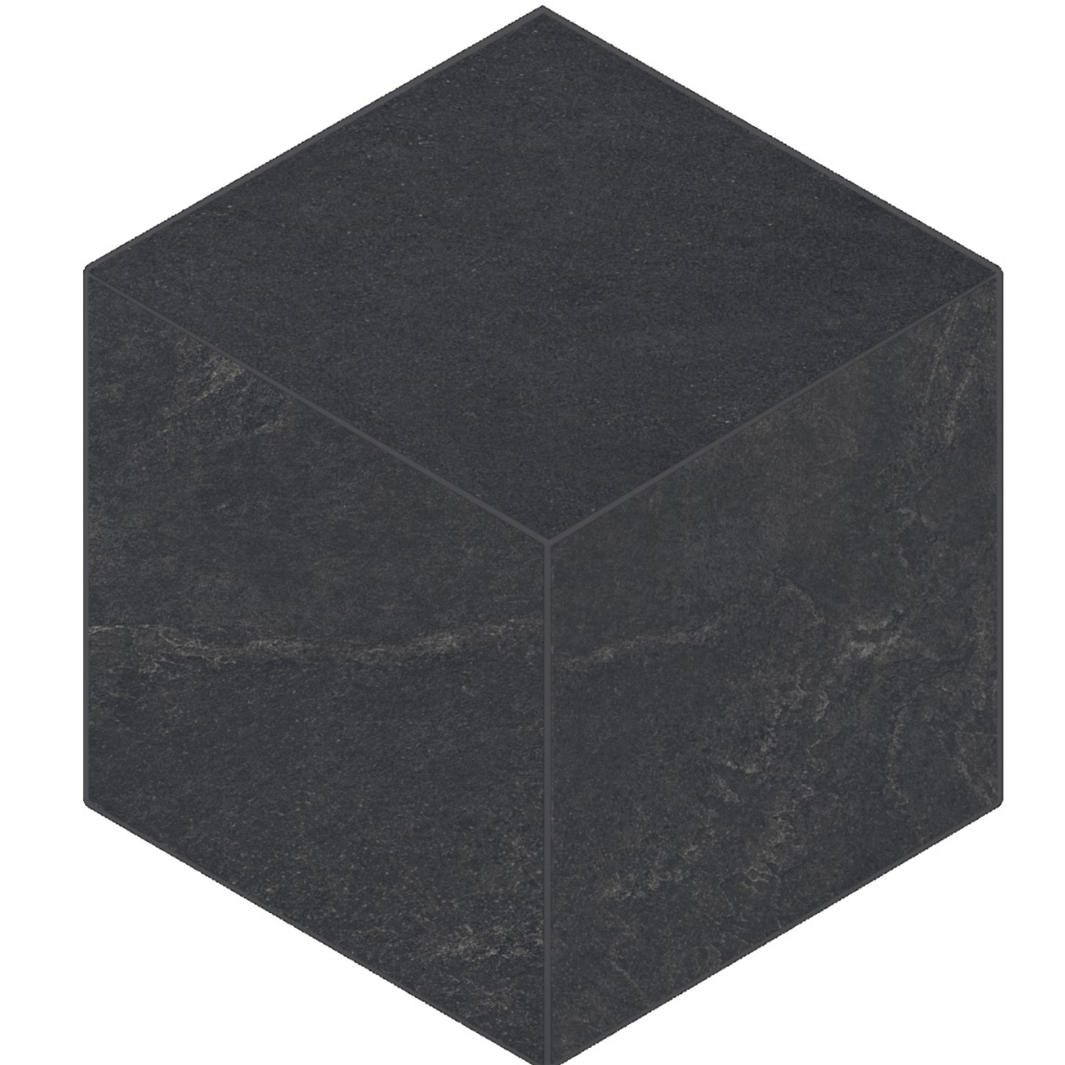 Изображение товара Декоративная мозаика Estima Luna LN04/Terra 29x25 см черный керамогранит Куб для интерьера и экстер