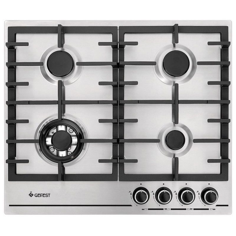 Изображение товара Газовая варочная панель Gefest ПВГ 1214-01 К5 60 см нержавеющая сталь