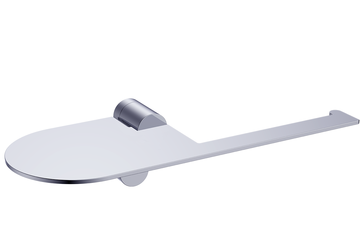 Изображение товара Бумагодержатель с полочкой для телефона RAGLO ХРОМ R300.03