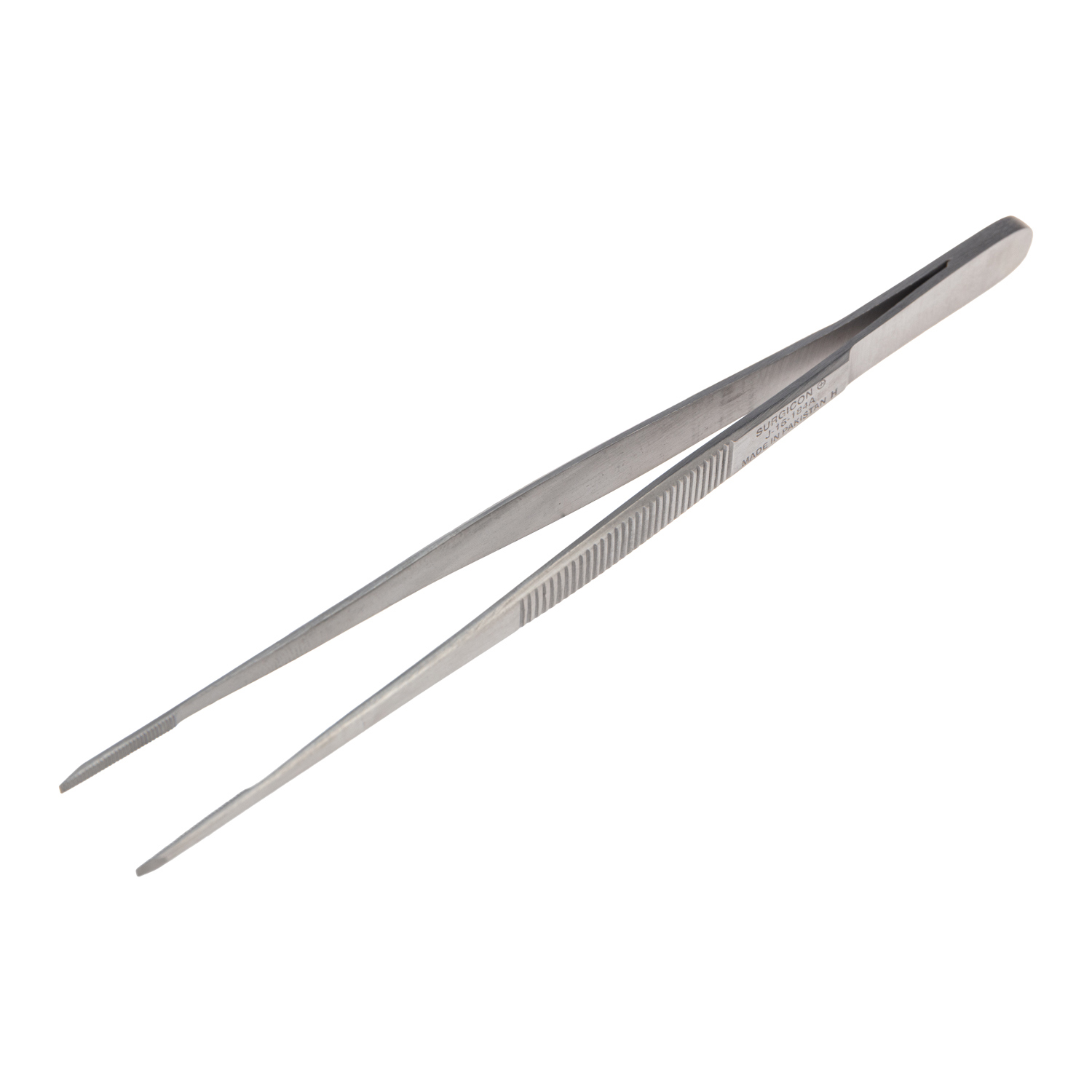 Изображение товара Пинцет прямой рифленый Профи 155 мм 12-0365