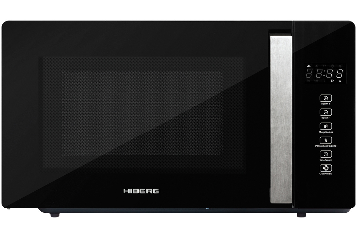 Изображение товара Отдельностоящая микроволновая печь Hiberg VM-4088 B 20 л 45.4x26.2x33 см цвет черный