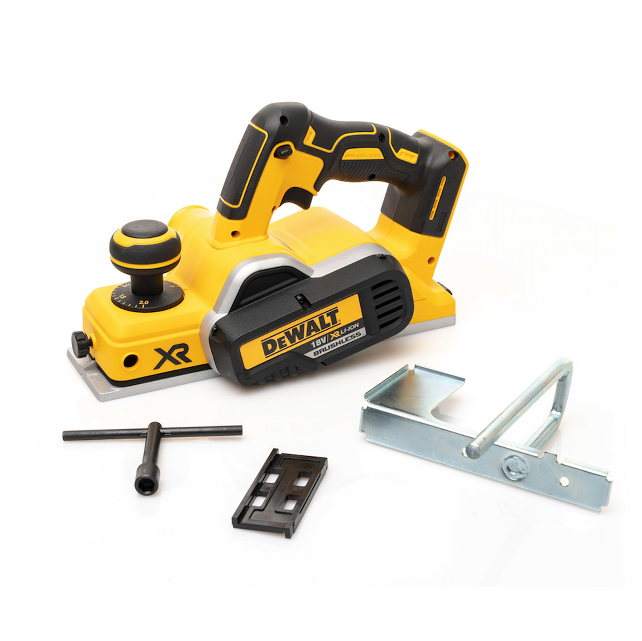 Изображение товара Рубанок аккумуляторный бесщеточный Dewalt DCP580N, 18 В Li-Ion 82 мм, без АКБ и ЗУ