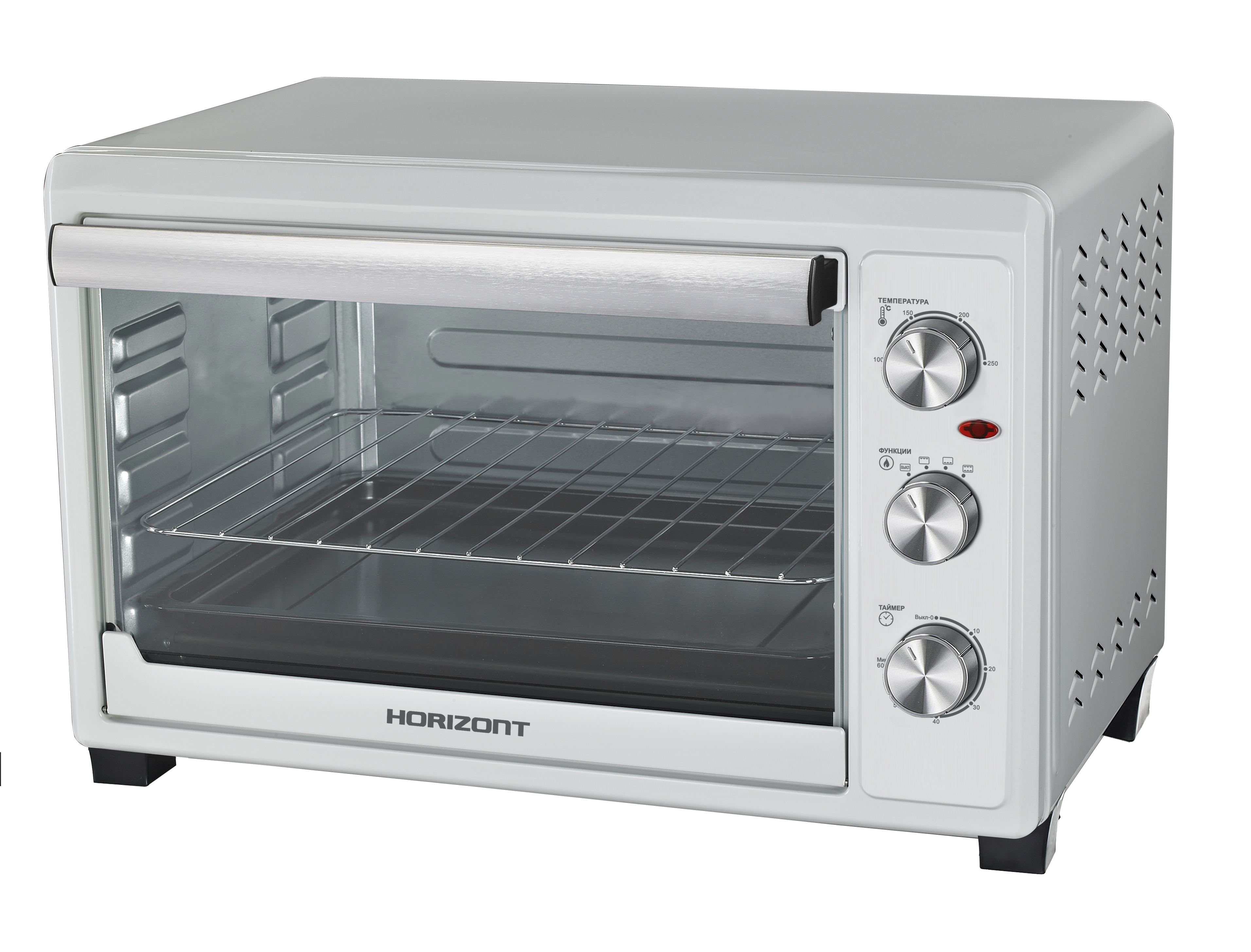 Изображение товара Электропечь 2000 Вт Horizont MO-4501W 55.3x40x36 см цвет белый