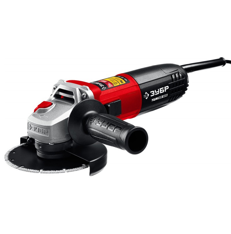 Изображение товара Углошлифовальная машина бесщеточная Зубр УШМ-125-805, 800 Вт, 125 мм