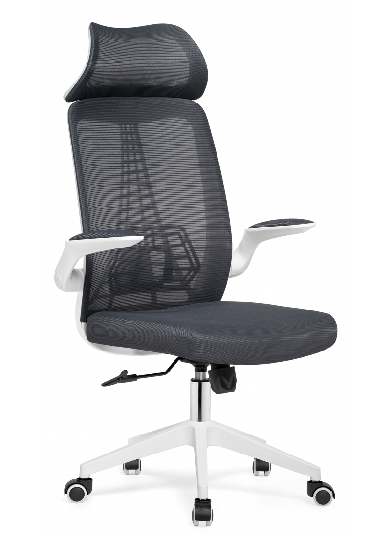 Изображение товара Офисное кресло Woodville 15633 белое и темно-серое с механизмом топ-ган