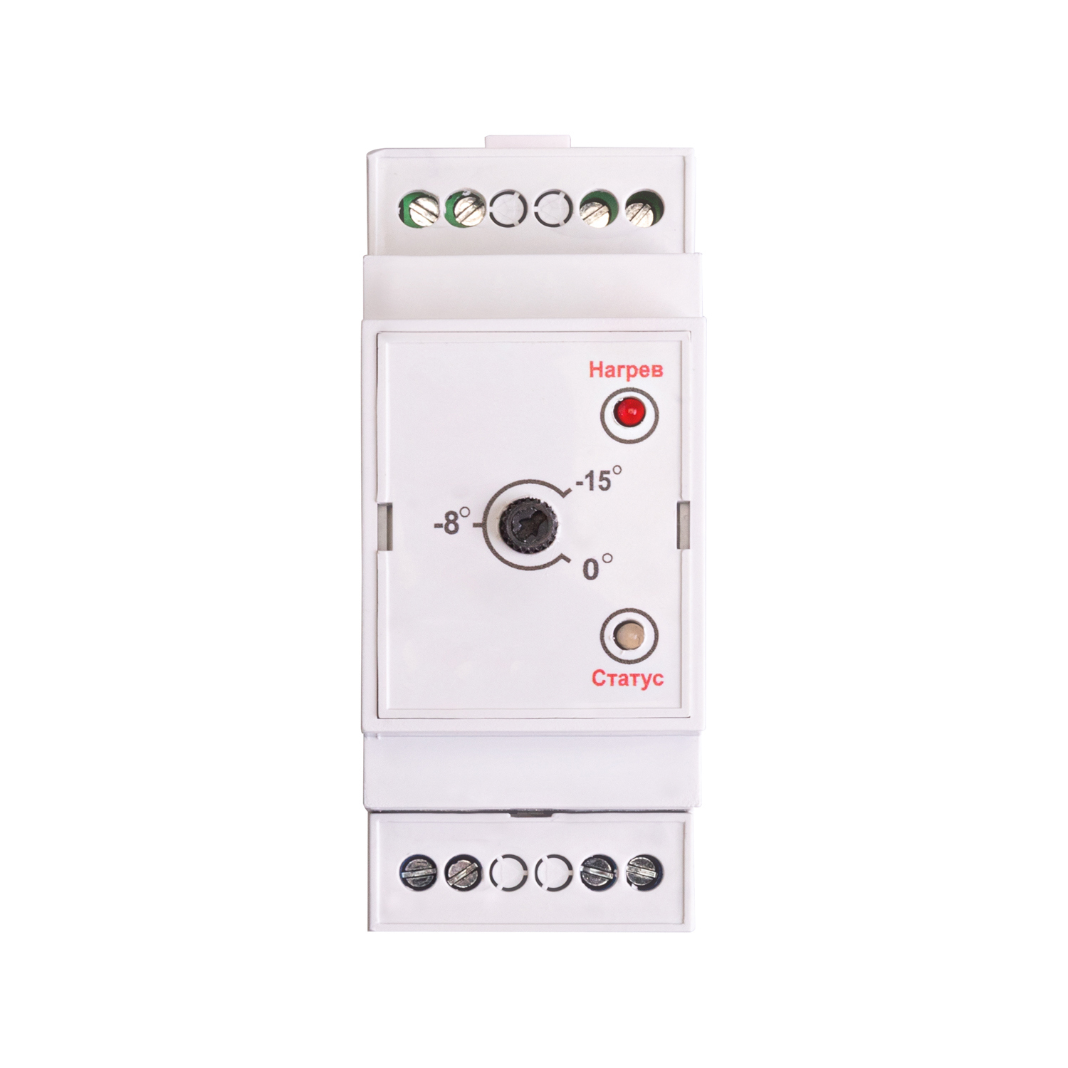 Изображение товара Терморегулятор Rexant TermoStat 16A-03 на DIN-рейку механический серый 1300Вт