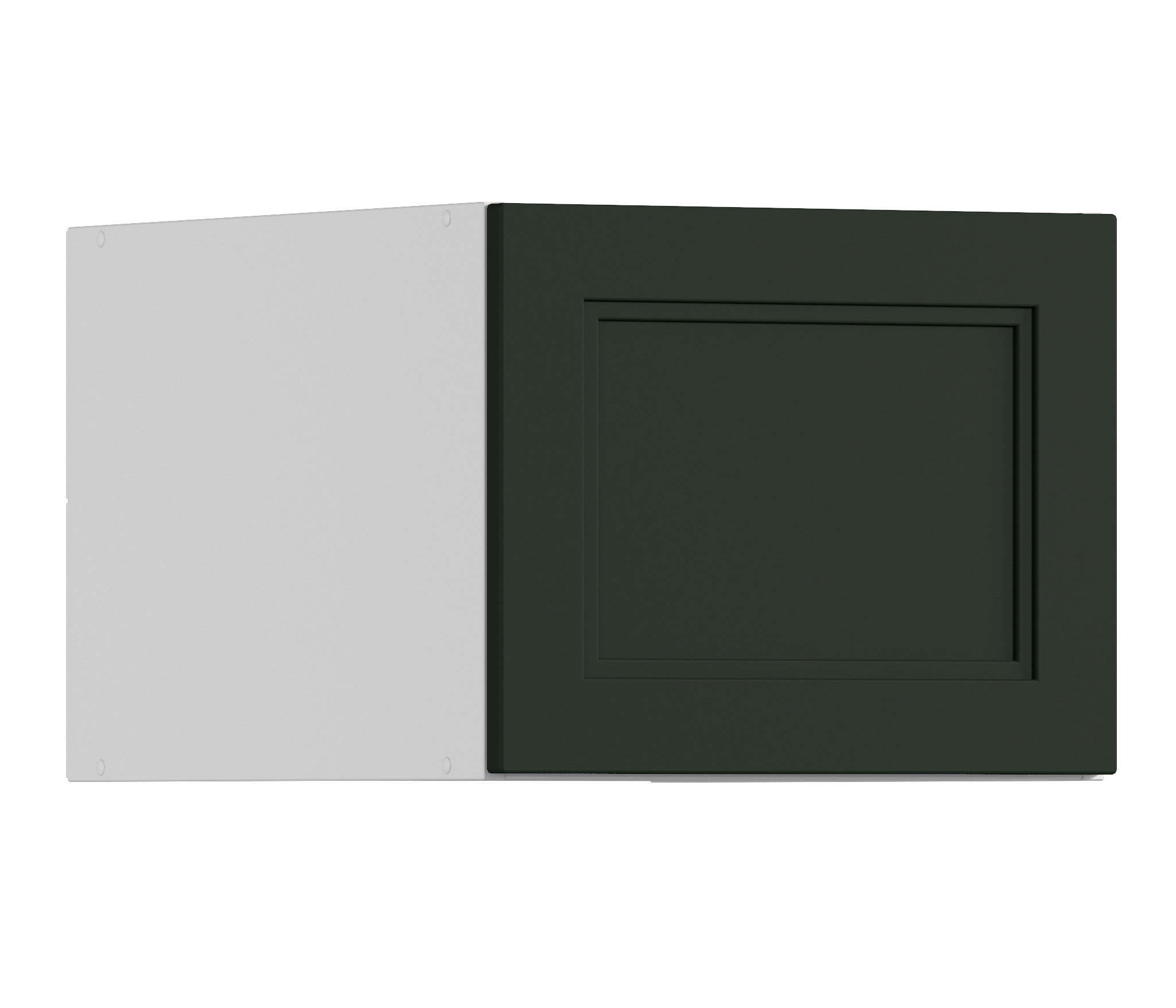 Изображение товара Навесной шкаф Регина Столплит горизонтальный 45x36x56 см МДФ цвет зеленый