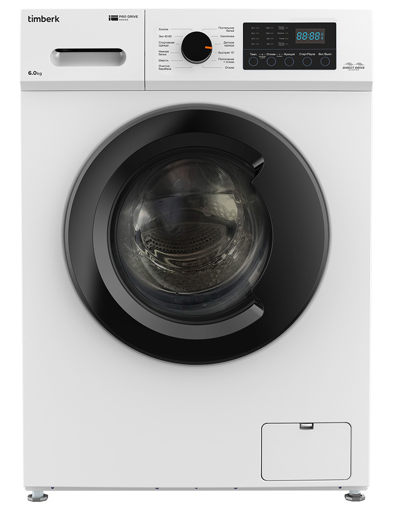 Изображение товара Стиральная машина Timberk T-Wm6Dd12Q32 59.50x85x48 см 6 кг цвет белый