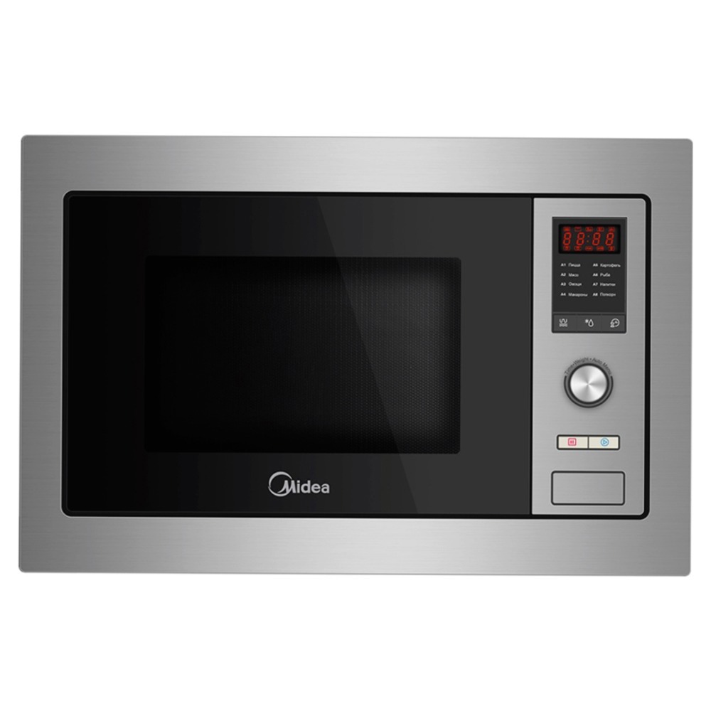 Изображение товара Микроволновая печь Midea AG 925 BVW встраиваемая 25 л 900 Вт серебристая