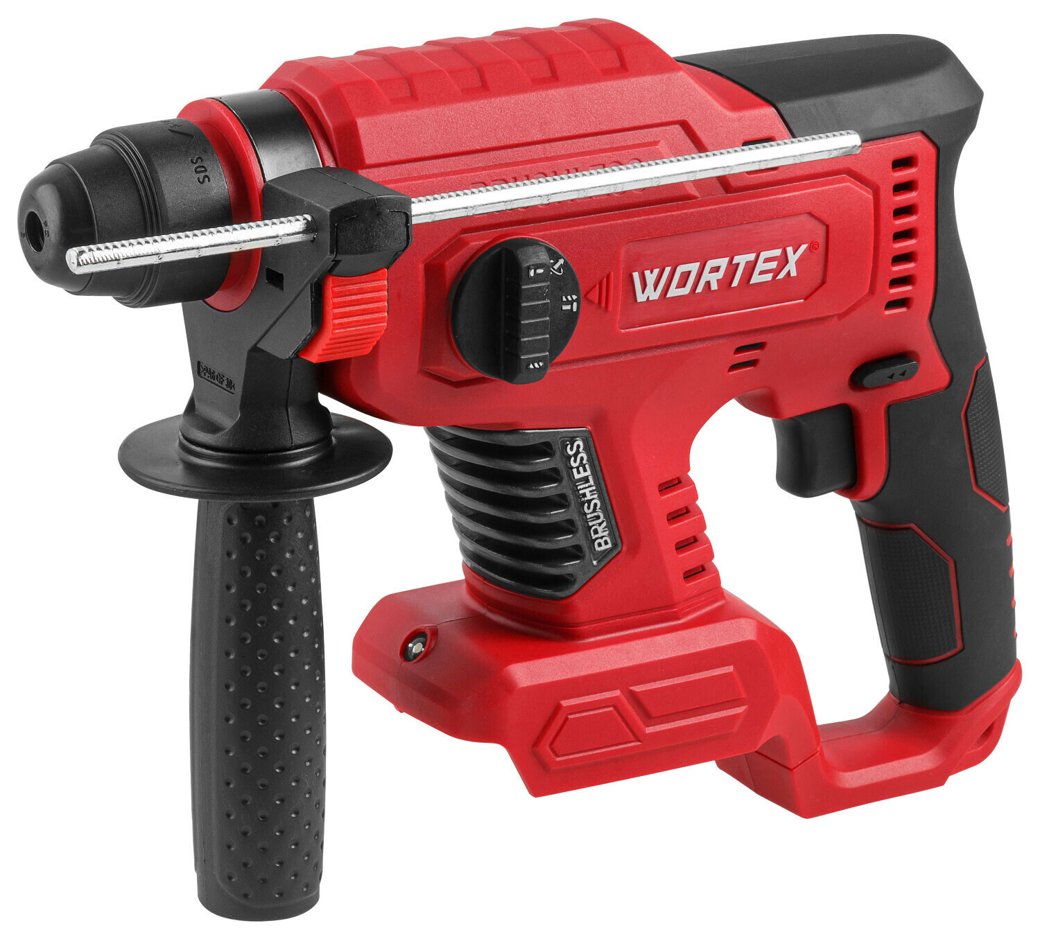 Изображение товара Перфоратор аккумуляторный бесщеточный SDS Plus Wortex CRH 1820-2 XLT Solo, 18 В Li-Ion 2.2 Дж, без АКБ и ЗУ