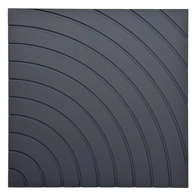 Изображение товара Стеновая панель 3D Paneliavrora Round графит 500x500x6мм 1м² 4шт