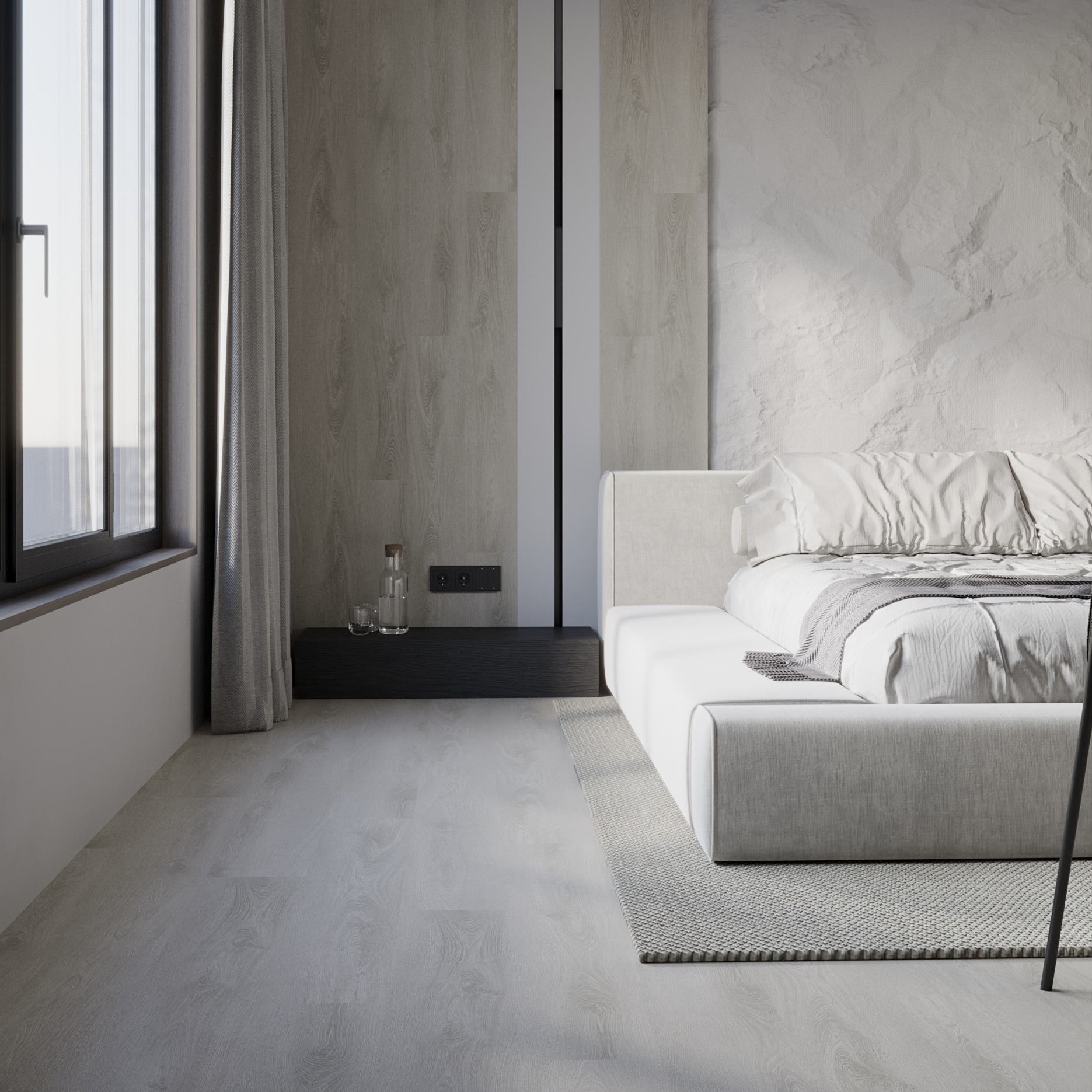 Изображение товара СПК плитка Novafloor Parkett Oak Cream 4 мм 2.245 м² водостойкая и износостойкая